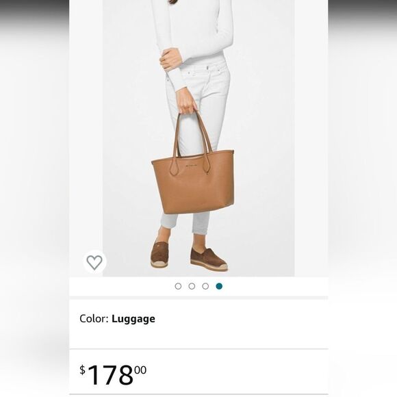 Michael Michael Kors Saige Medium Handbag Tote With Removable Wristlet - Picture 5 of 12